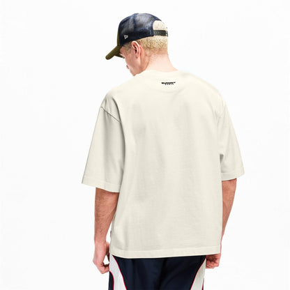 Cannoli Cream - Pack Shot - Summer Games Mens Laurel Logo Oversized T-Shirt