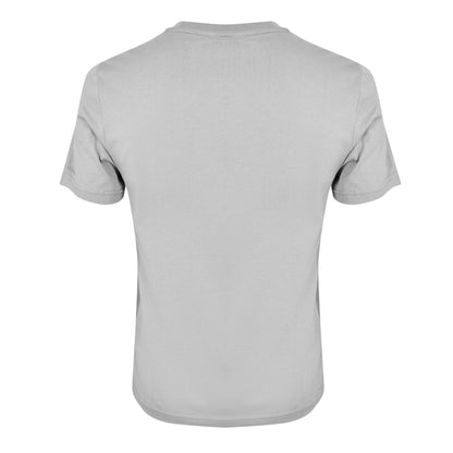 Grey - Back - Moose Knuckles Mens Graphic Print T-Shirt