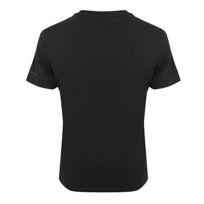 Black - Back - Moose Knuckles Mens Graphic Print T-Shirt