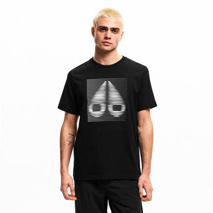 Black - Lifestyle - Moose Knuckles Mens Graphic Print T-Shirt