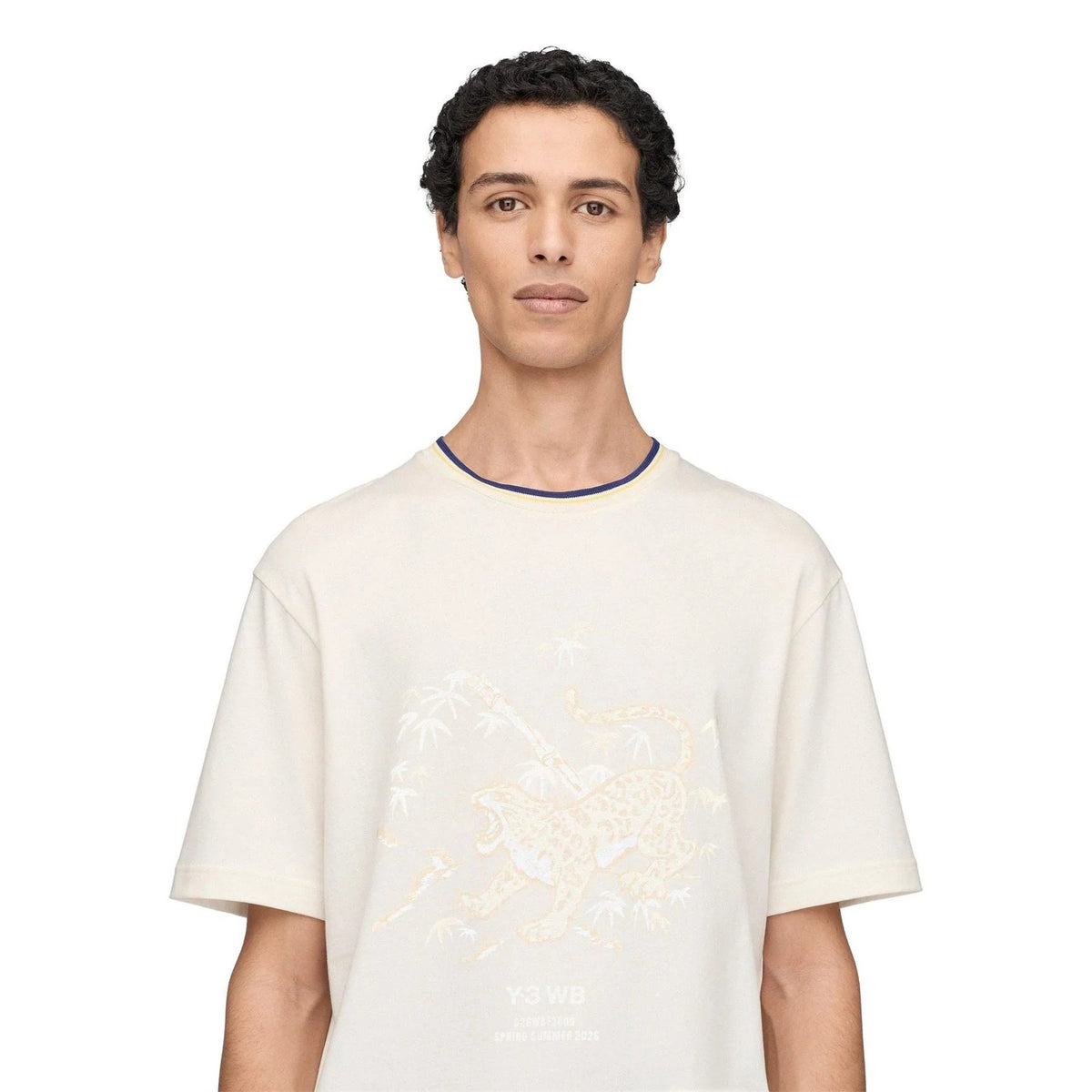 Chalk - Lifestyle - Y-3 Mens Wales Bonner Graphic Print T-Shirt