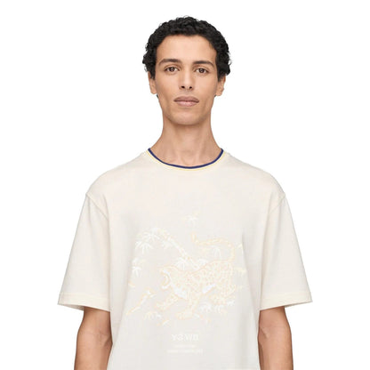 Chalk - Lifestyle - Y-3 Mens Wales Bonner Graphic Print T-Shirt