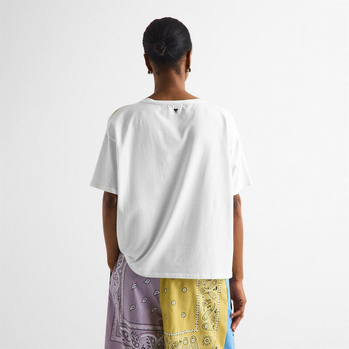 Multicoloured - Pack Shot - Max Mara Womens-Ladies Bandana Print T-Shirt