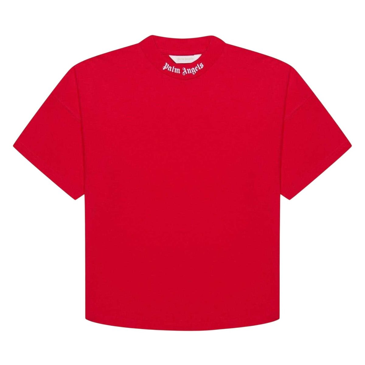 Red - Front - Palm Angels Childrens-Kids Classic Short-Sleeved T-Shirt