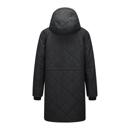 Black - Back - Gelert Womens-Ladies Detachable Hood Insulated Jacket