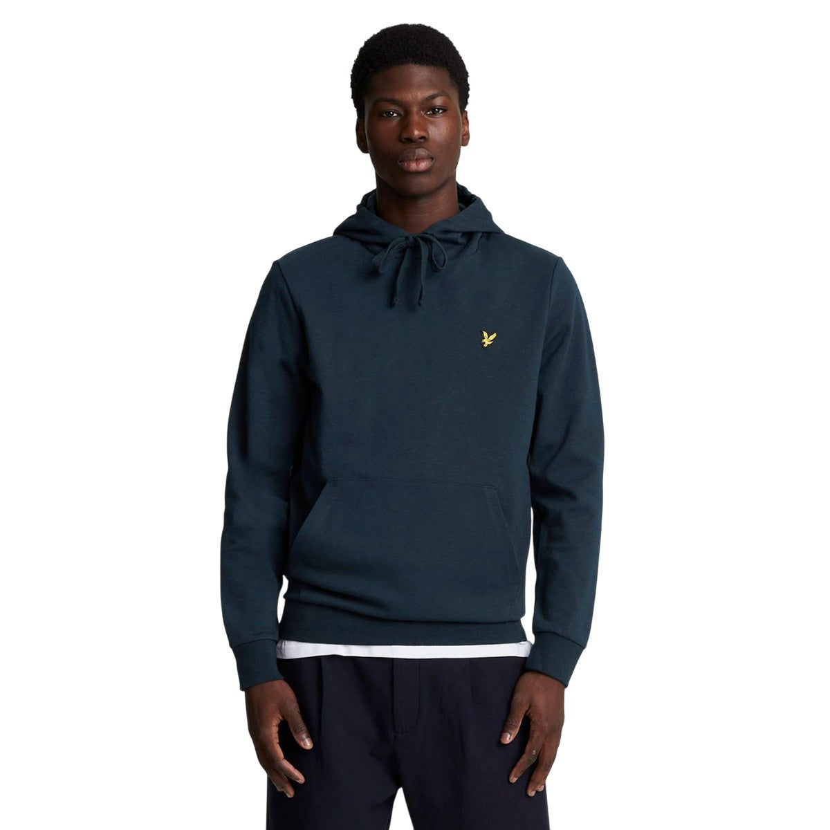 Navy - Lifestyle - Lyle & Scott Mens Interlock Hoodie
