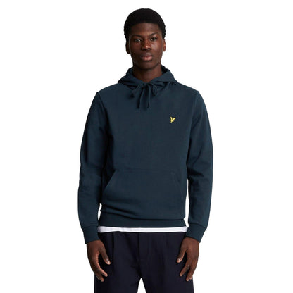 Navy - Lifestyle - Lyle & Scott Mens Interlock Hoodie