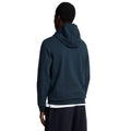 Navy - Back - Lyle & Scott Mens Interlock Hoodie