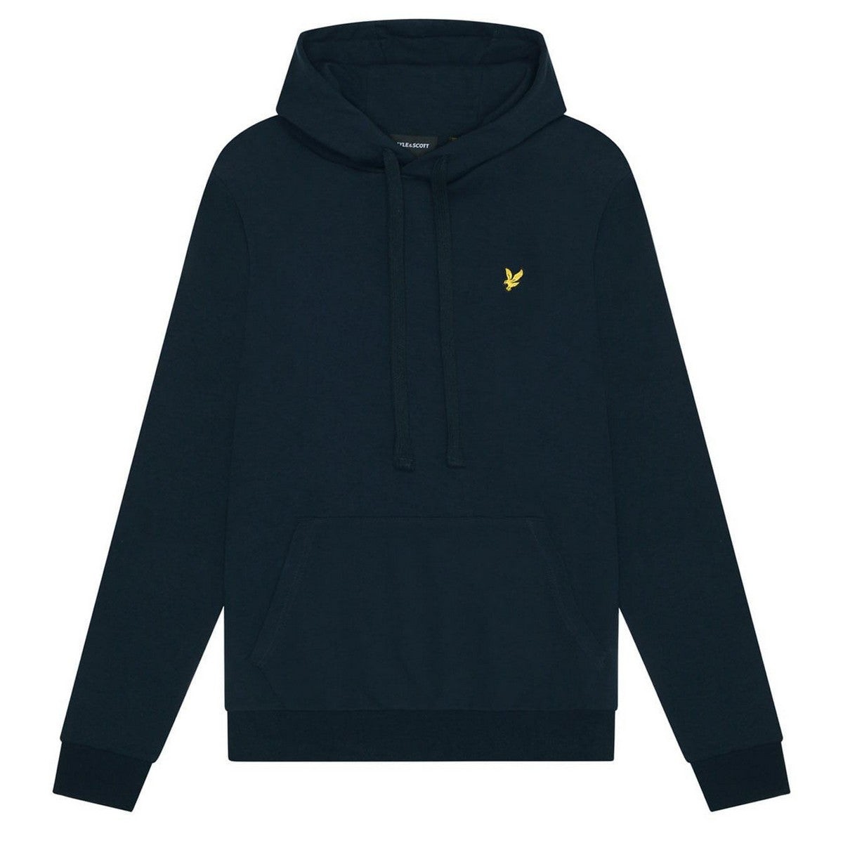 Navy - Front - Lyle & Scott Mens Interlock Hoodie