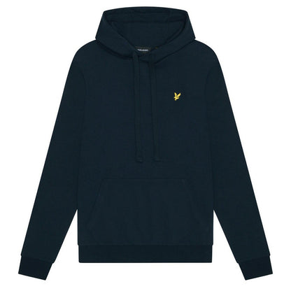 Navy - Front - Lyle & Scott Mens Interlock Hoodie