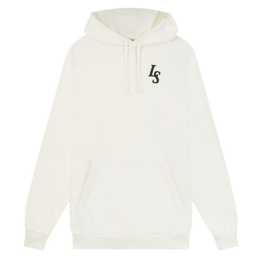 White - Front - Lyle & Scott Mens Club Emblem Hoodie