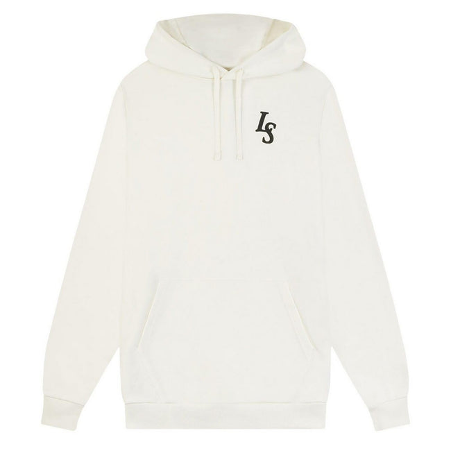 White - Front - Lyle & Scott Mens Club Emblem Hoodie