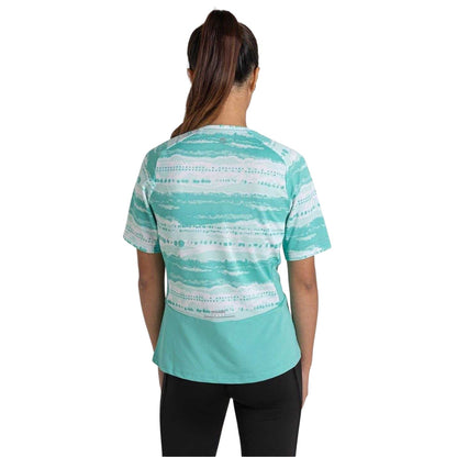 Ocean Green - Back - Craghoppers Womens-Ladies Dynamic Pro Printed Regular T-Shirt