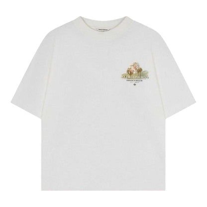 Off White - Front - Couture Club Mens Oversized T-Shirt