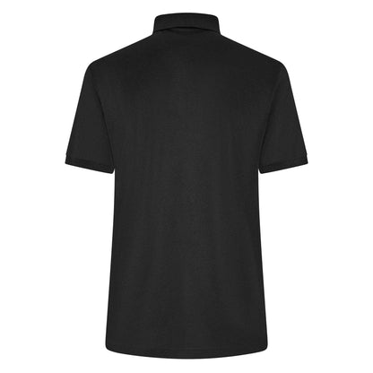 Black Beauty - Back - Emporio Armani EA7 Mens Regular Polo Shirt