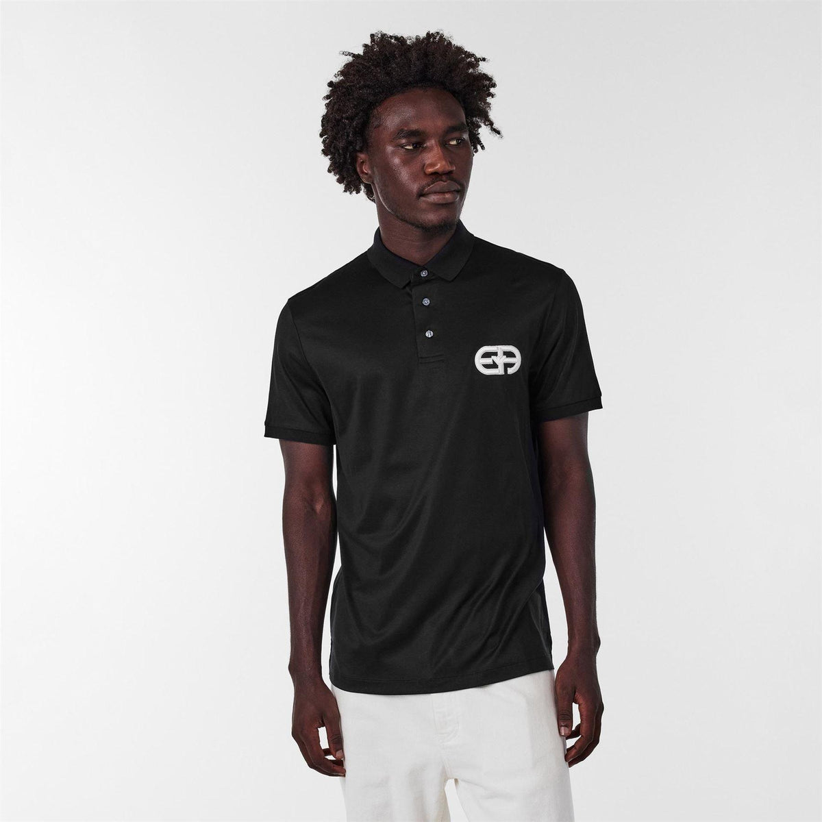 Black Beauty - Lifestyle - Emporio Armani EA7 Mens Regular Polo Shirt