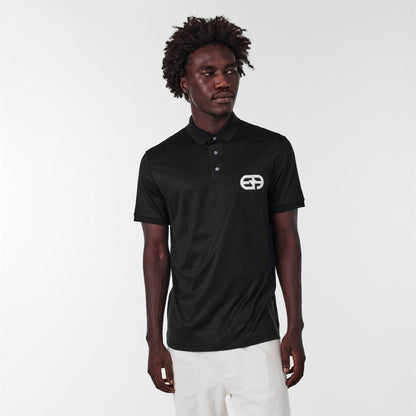Black Beauty - Lifestyle - Emporio Armani EA7 Mens Regular Polo Shirt