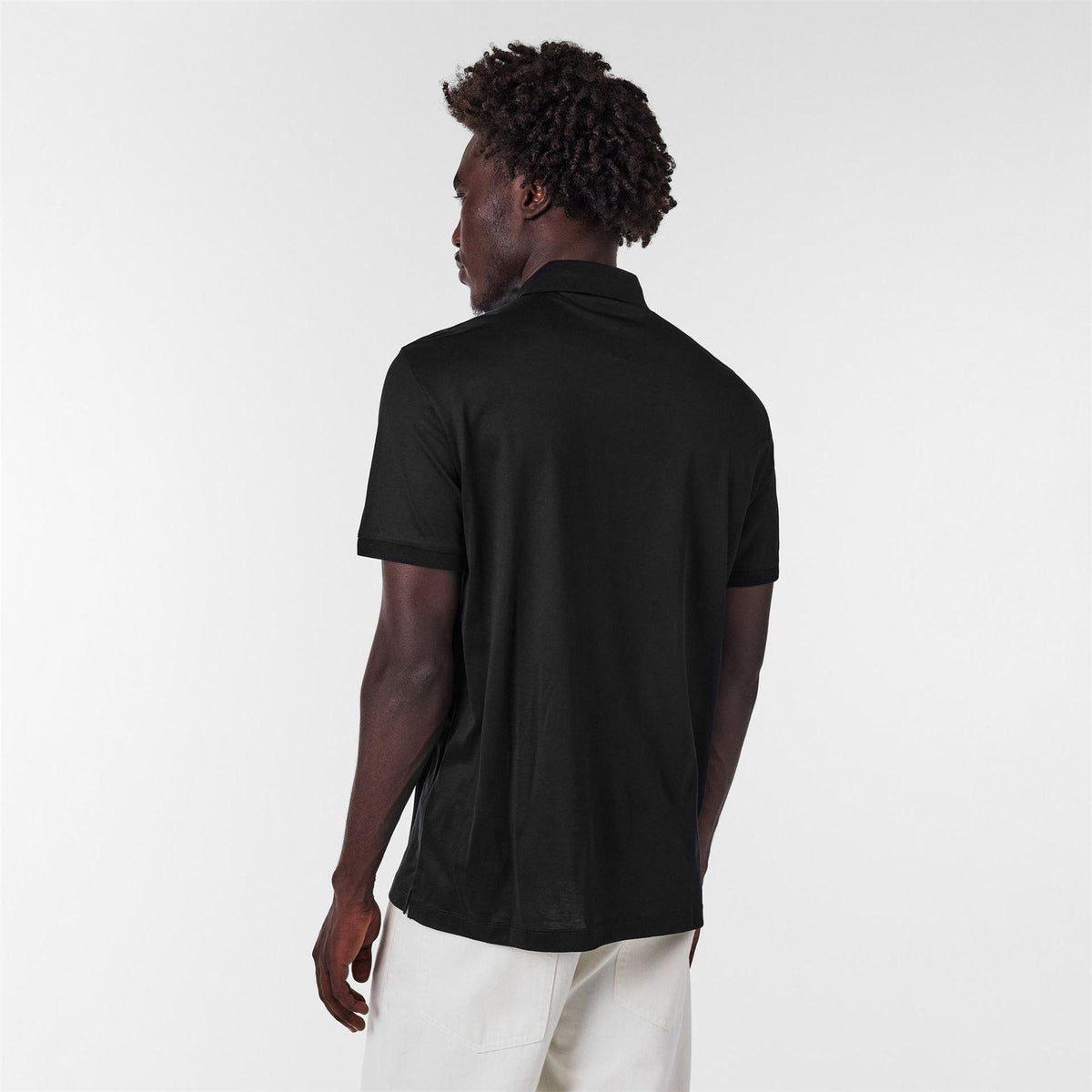 Black Beauty - Pack Shot - Emporio Armani EA7 Mens Regular Polo Shirt