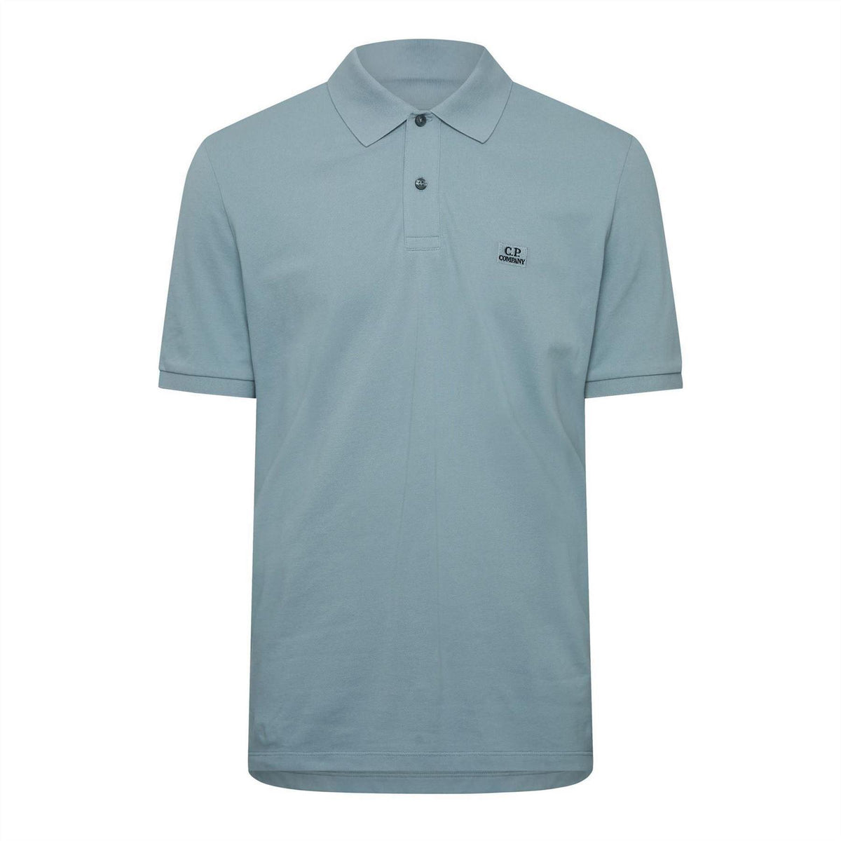 Blue - Front - C.P. Company Mens Pique Polo Shirt
