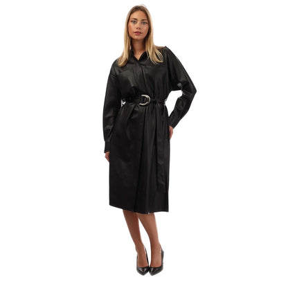 Black - Front - Boss Womens-Ladies Delexa Shirt Dress