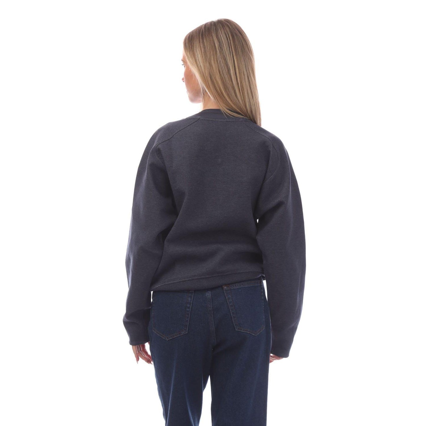 Dark Blue - Back - Boss Womens-Ladies Ebrande Crew Neck Sweatshirt