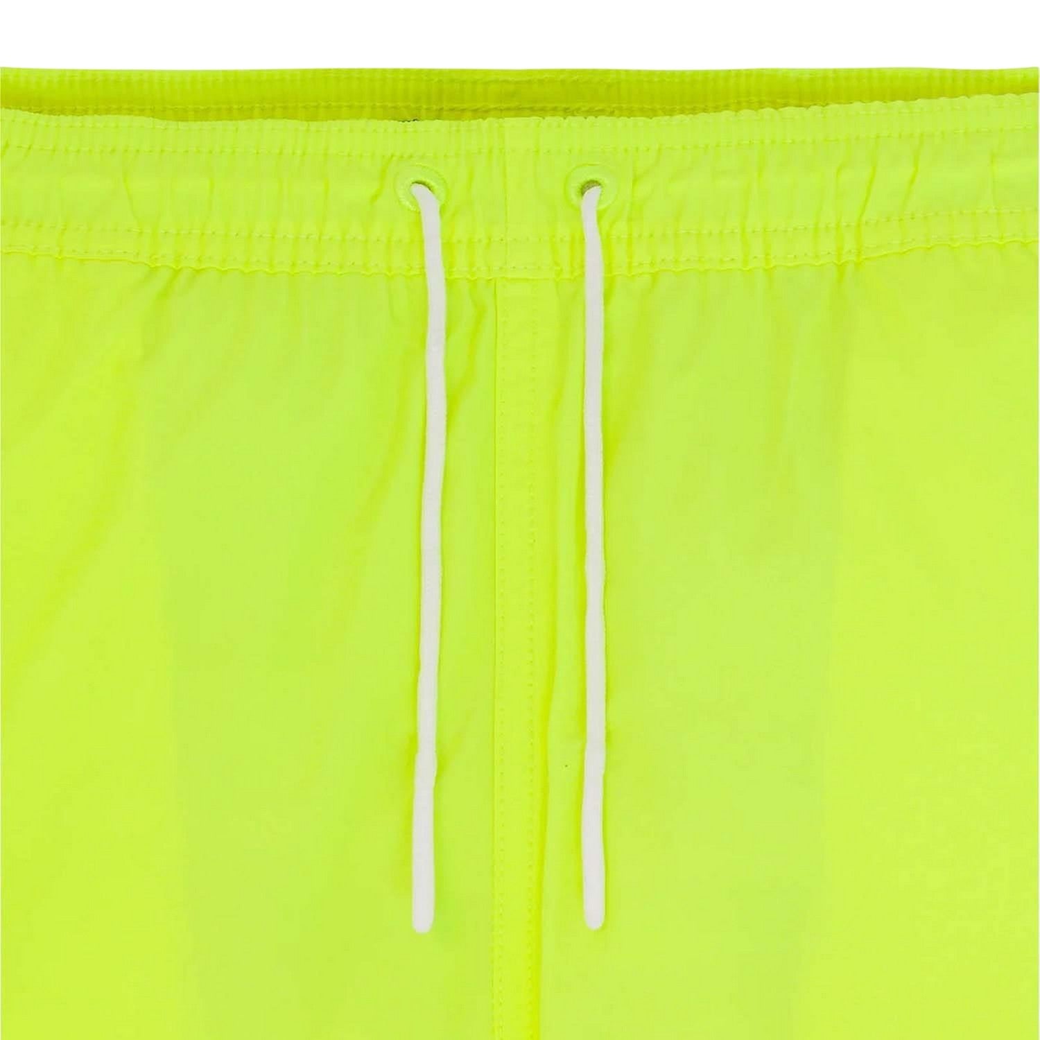 Neon Yellow - Back - Jott Mens Biarritz Swim Shorts