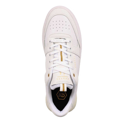 White - Lifestyle - Cruyff Mens Tennis Lace Up Platform Sneakers