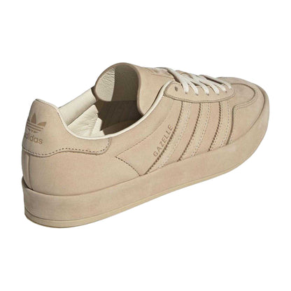 Beige - Back - Adidas Mens Originals Gazelle Lux Suede Low Top Sneakers