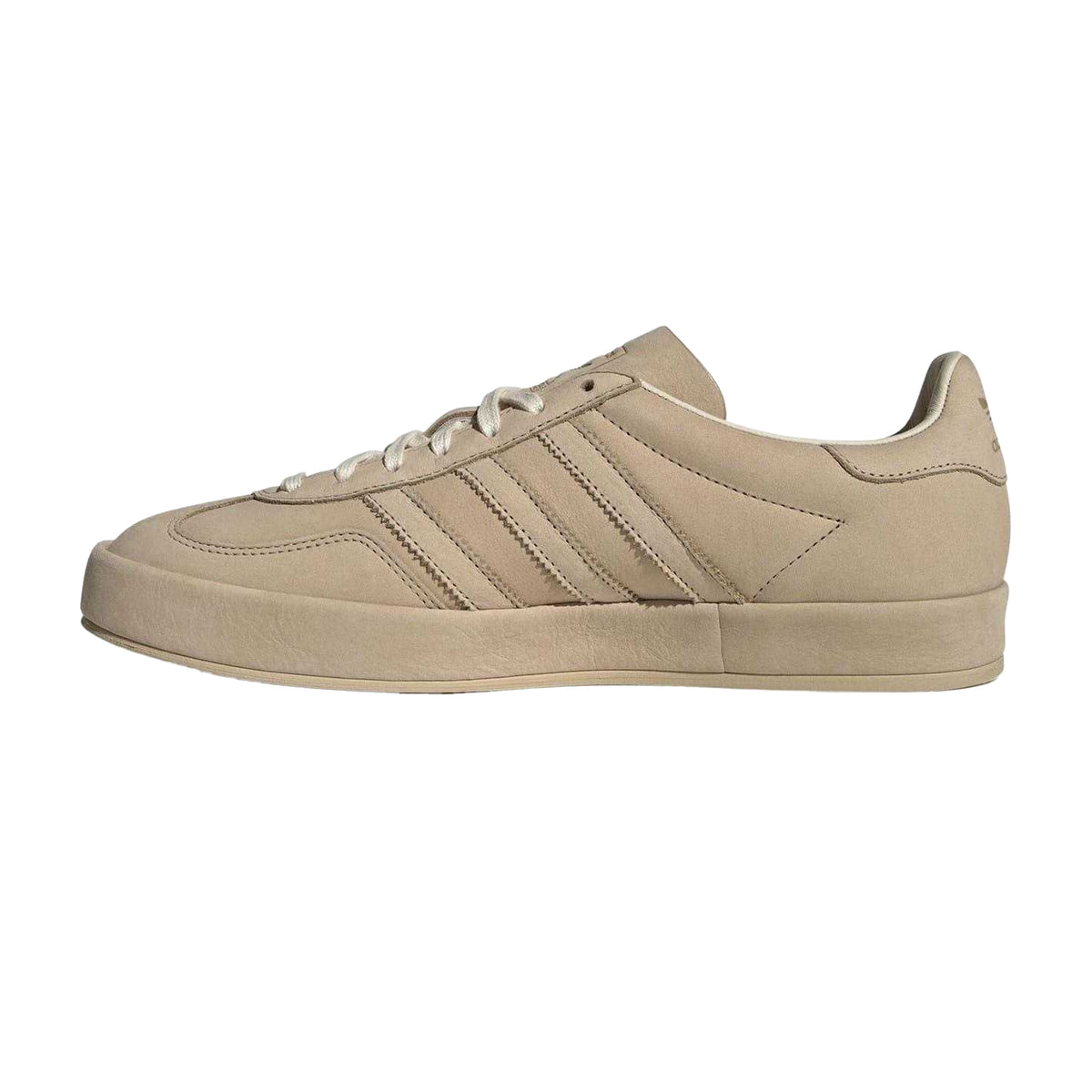 Beige - Side - Adidas Mens Originals Gazelle Lux Suede Low Top Sneakers