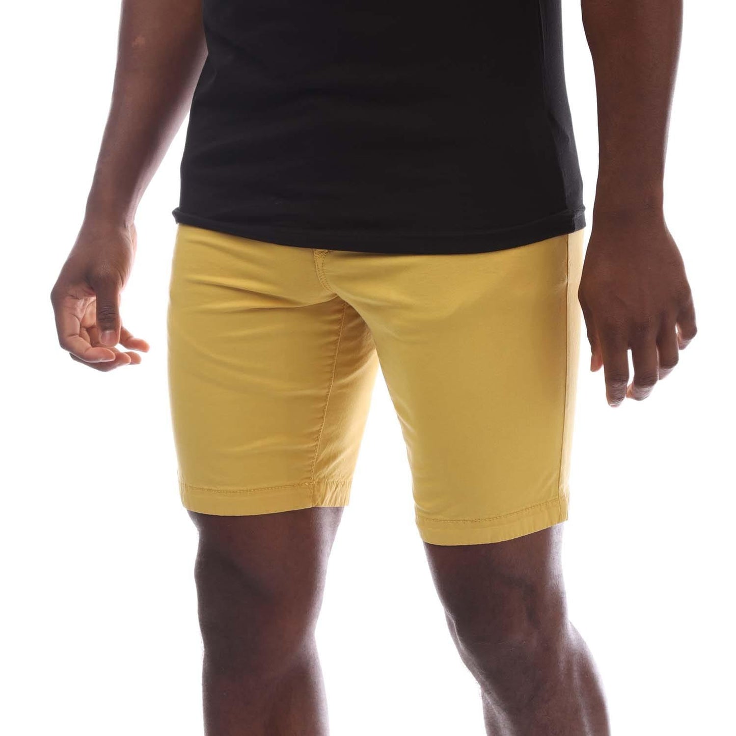 Yellow - Front - Boss Mens Schino Slim Shorts