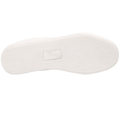 White - Side - Duck and Cover Mens Clasper Trainers