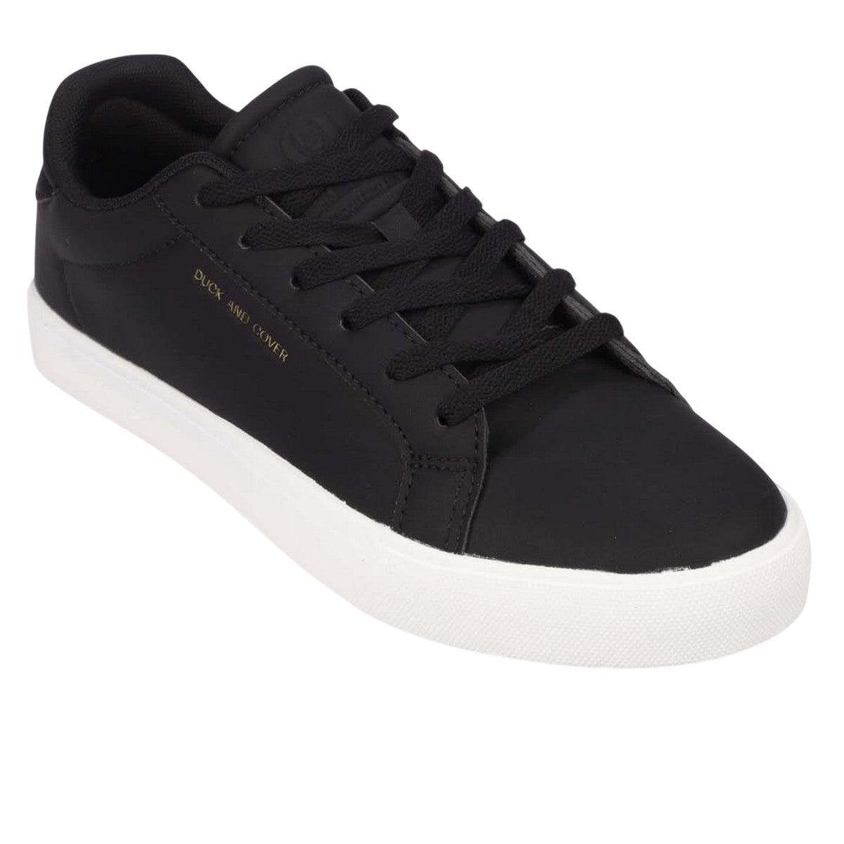 Black - Front - Duck and Cover Mens Clasper Trainers