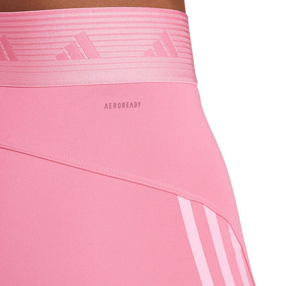Pink - Lifestyle - Adidas Womens-Ladies Hyperglam Legging Shorts