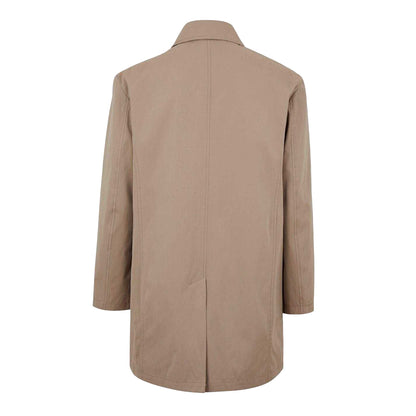 Neutral - Back - Twisted Tailor Mens Lightweight Mac Coat