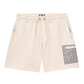 Cream - Front - Weekend Offender Mens Lerena Fleece Shorts