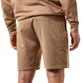 Cognac - Back - Weekend Offender Mens Lerena Fleece Shorts
