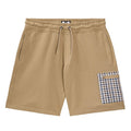 Cognac - Front - Weekend Offender Mens Lerena Fleece Shorts