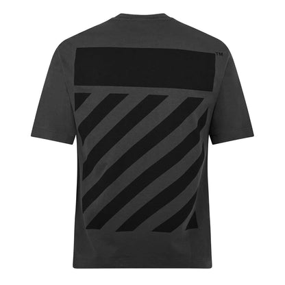 Black - Back - Off White Mens Regular T-Shirt