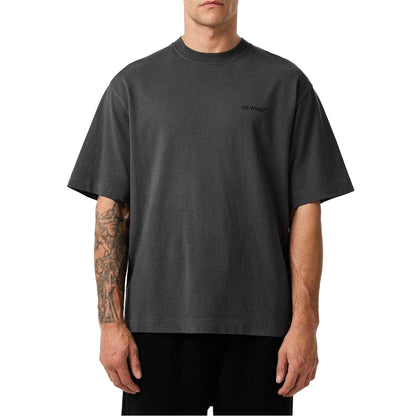 Black - Lifestyle - Off White Mens Regular T-Shirt