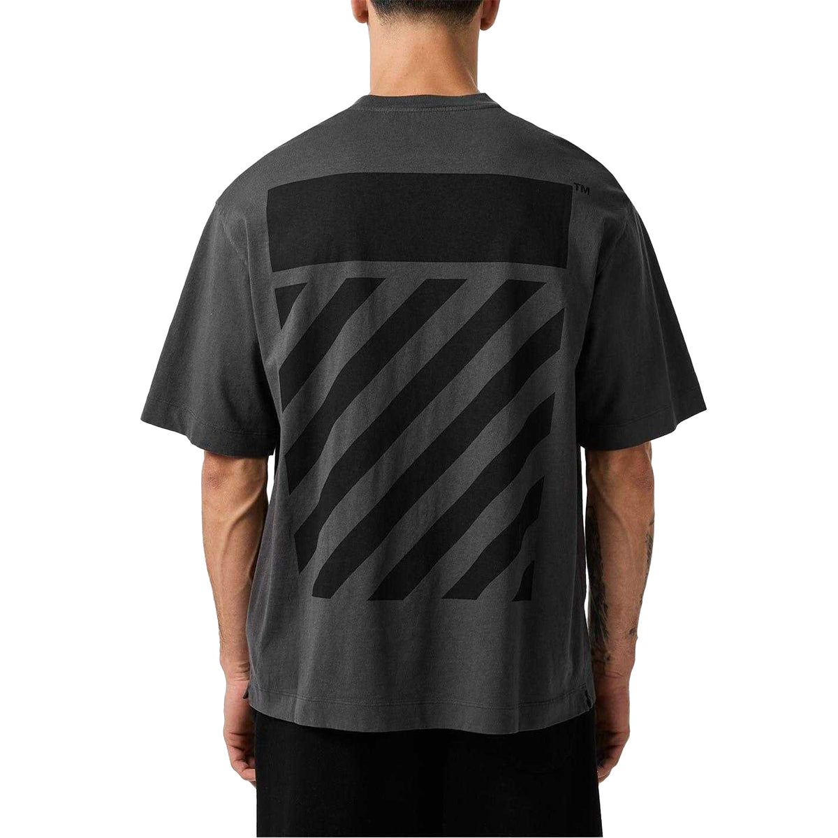 Black - Pack Shot - Off White Mens Regular T-Shirt