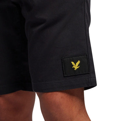 Navy - Side - Lyle & Scott Mens Cargo Shorts