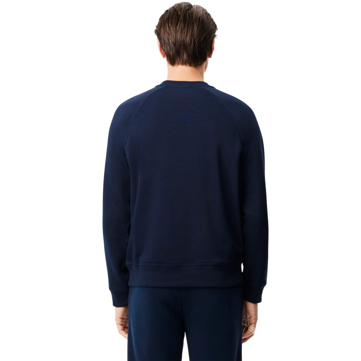 Navy - Back - Lacoste Mens Rene Did It First Crew Neck Relaxed Fit Sweatshirt