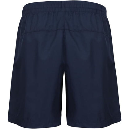 Navy - Back - Umbro Mens Premier Woven Long Shorts