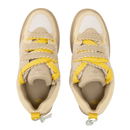 Mustard Seed - Side - UGG Womens Suede Low Platform Trainers