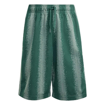 Green - Front - Adidas Originals Boys Minecraft Loose Fit Shorts