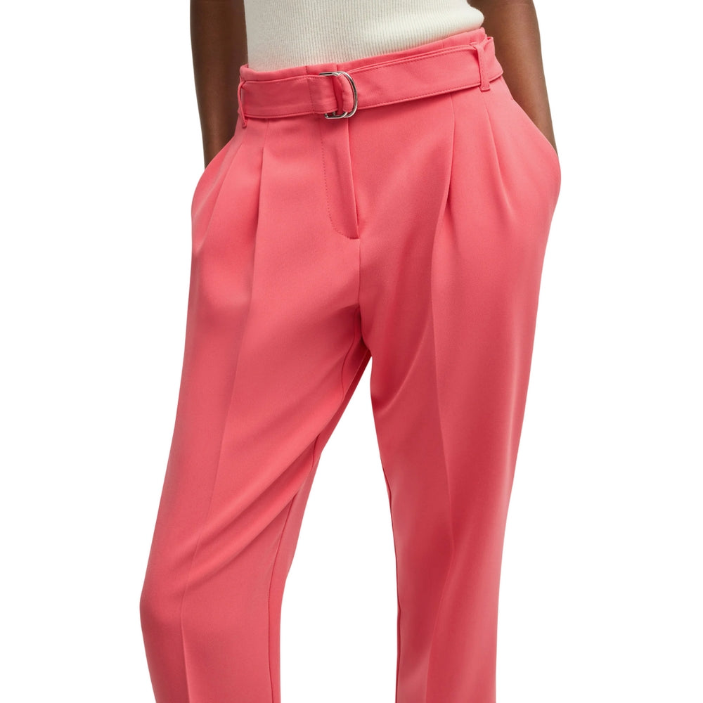 Pink - Side - Boss Womens-Ladies Tapiah Trousers