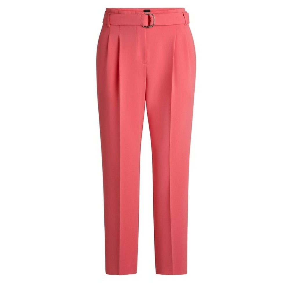 Pink - Front - Boss Womens-Ladies Tapiah Trousers