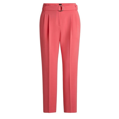 Pink - Front - Boss Womens-Ladies Tapiah Trousers