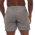 Grey - Back - Weekend Offender Mens Barios Swim Shorts