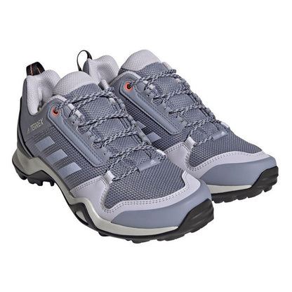 Violet-Silver - Front - Adidas Womens-Ladies Terrex AX3 Hiking Shoes